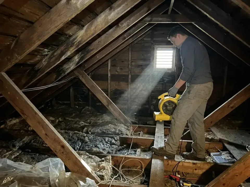 attic-water-damage-drying-proc-007 — frequently asked questions, Emergency Water Extraction & 24/7 Flood Response in Union,…